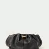 Loeffler Randall Handbags Analeigh Black Gathered Clutch 2 Loeffler Randall Handbags Analeigh Black Gathered Clutch