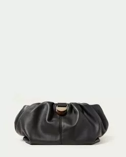 Loeffler Randall Handbags Analeigh Black Gathered Clutch