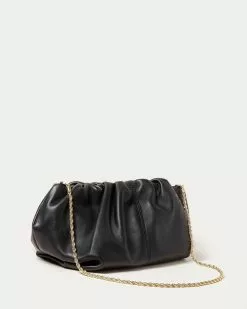Loeffler Randall Handbags Analeigh Black Gathered Clutch