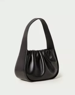 Loeffler Randall Aris Black Gathered Shoulder Bag New Arrivals 9 Loeffler Randall Aris Black Gathered Shoulder Bag New Arrivals