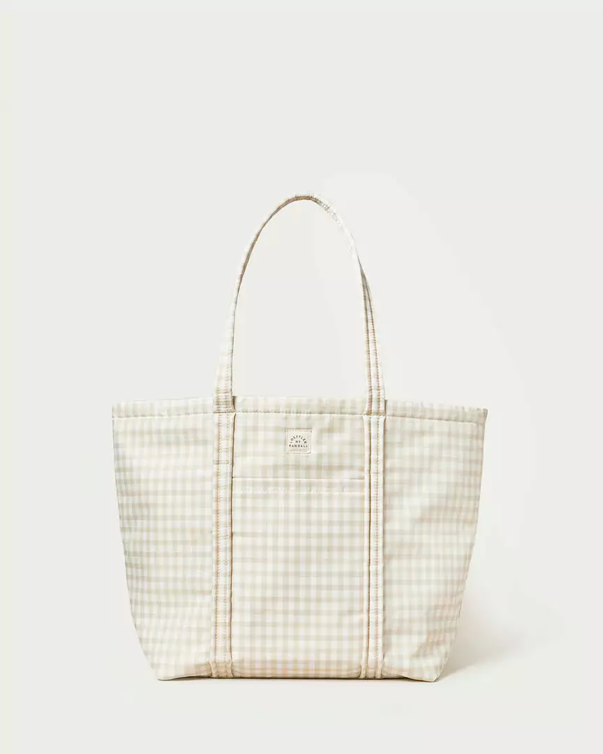 Loeffler Randall Avery Tan Gingham Weekender 3 Loeffler Randall Avery Tan Gingham Weekender