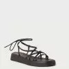 Loeffler Randall Beau Black Wrap Platform Sandal