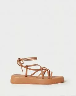 Loeffler Randall Beau Sand Wrap Platform Sandal