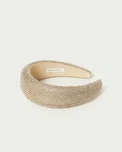 Loeffler Randall Bellamy Gold Diamanté Headband New Arrivals