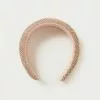 Loeffler Randall New Arrivals Bellamy Peach Diamanté Headband