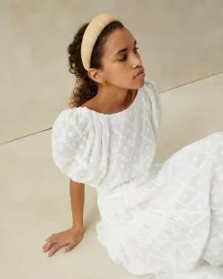 Loeffler Randall Bellamy Natural Puffy Headband New Arrivals