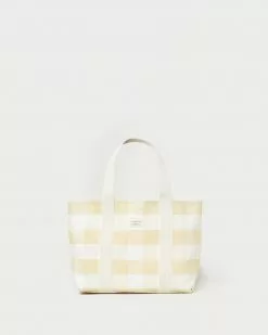 Loeffler Randall New Arrivals Bennett Hay Gingham Medium Tote
