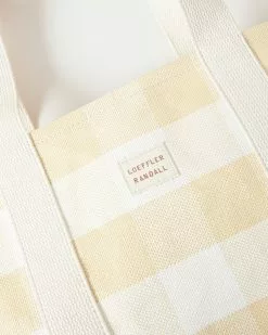 Loeffler Randall New Arrivals Bennett Hay Gingham Medium Tote