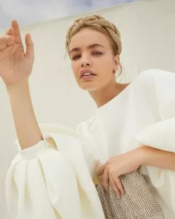 Loeffler Randall Bijou Peach Diamanté Braided Headband New Arrivals 7 Loeffler Randall Bijou Peach Diamanté Braided Headband New Arrivals