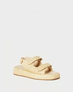 Loeffler Randall Blaise Natural Platform Sandal