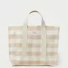 Loeffler Randall Bodie Blush Gingham Oversized Tote New Arrivals