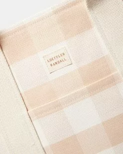 Loeffler Randall Bodie Blush Gingham Oversized Tote New Arrivals