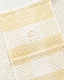 Loeffler Randall Bodie Hay Gingham Oversized Tote