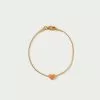 Loeffler Randall Calli Pink Stone Heart Bracelet New Arrivals