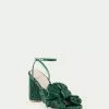 Loeffler Randall Pleats Camellia Bow Heel Emerald 2 Loeffler Randall Pleats Camellia Bow Heel Emerald
