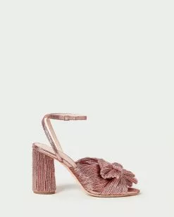 Loeffler Randall Camellia Rose Pleated Bow Heel