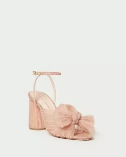 Loeffler Randall Camellia Beauty Pleated Bow Heel