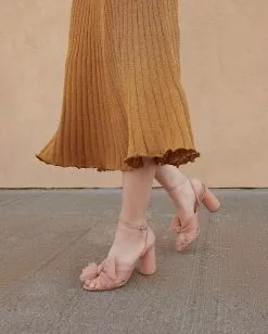 Loeffler Randall Camellia Beauty Pleated Bow Heel