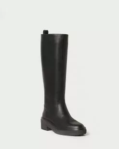 Loeffler Randall Collins Black Tall Boot