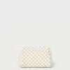 Loeffler Randall Colton Camel Gingham Cosmetic Pouch