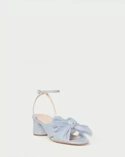 Loeffler Randall Dahlia Blue Bow Low Heel