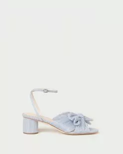 Loeffler Randall Dahlia Blue Bow Low Heel 9 Loeffler Randall Dahlia Blue Bow Low Heel