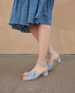Loeffler Randall Dahlia Blue Bow Low Heel 11 Loeffler Randall Dahlia Blue Bow Low Heel