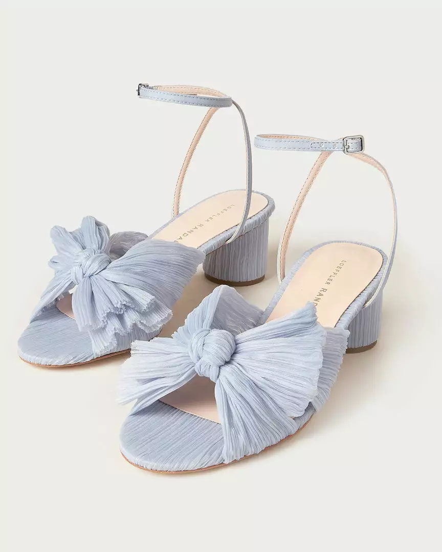 Loeffler Randall Dahlia Blue Bow Low Heel 4 Loeffler Randall Dahlia Blue Bow Low Heel