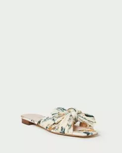 Loeffler Randall Daphne Nova Floral Bow Slide
