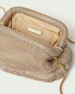 Loeffler Randall Doreen Gold Diamanté Frame Pouch 10 Loeffler Randall Doreen Gold Diamanté Frame Pouch