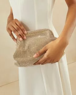 Loeffler Randall Doreen Gold Diamanté Frame Pouch 11 Loeffler Randall Doreen Gold Diamanté Frame Pouch