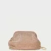 Loeffler Randall New Arrivals Doreen Peach Diamanté Frame Pouch