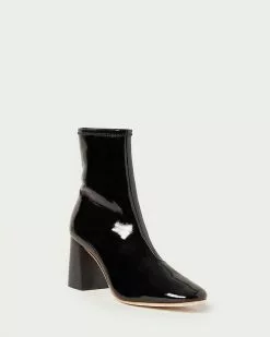 Loeffler Randall Elise Black Patent Stretch Bootie New Arrivals