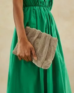 Loeffler Randall New Arrivals Ember Gold Diamanté Gathered Clutch 11 Loeffler Randall New Arrivals Ember Gold Diamanté Gathered Clutch