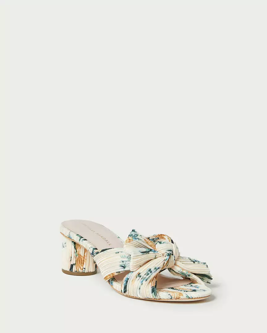 Loeffler Randall Emilia Nova Floral Bow Heel Pleats 3 Loeffler Randall Emilia Nova Floral Bow Heel Pleats
