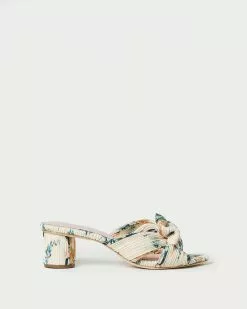 Loeffler Randall Emilia Nova Floral Bow Heel Pleats