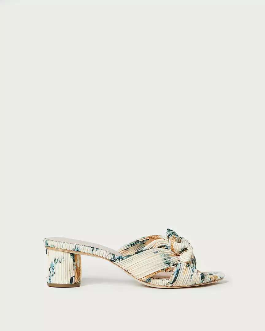 Loeffler Randall Emilia Nova Floral Bow Heel Pleats 4 Loeffler Randall Emilia Nova Floral Bow Heel Pleats