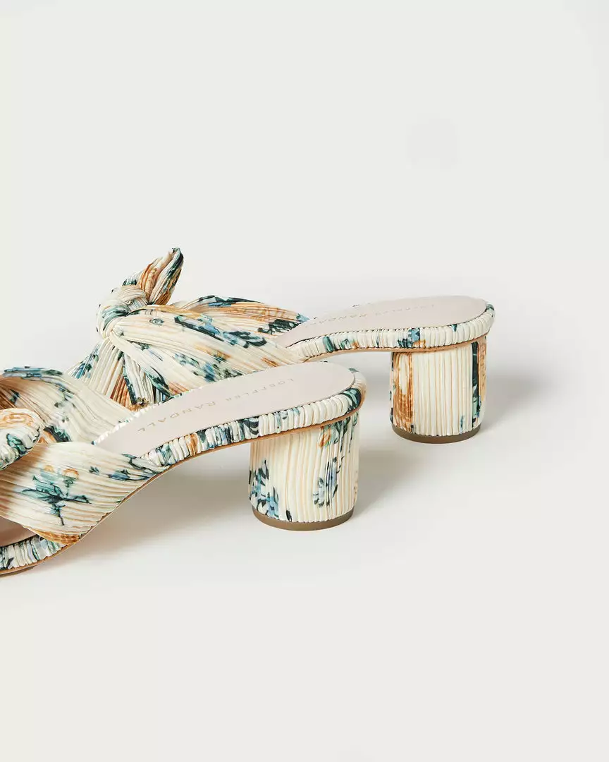 Loeffler Randall Emilia Nova Floral Bow Heel Pleats 6 Loeffler Randall Emilia Nova Floral Bow Heel Pleats