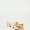 Loeffler Randall Pleats Emilia Gold Pleated Bow Heel 1 Loeffler Randall Pleats Emilia Gold Pleated Bow Heel
