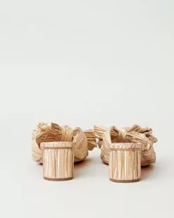 Loeffler Randall Pleats Emilia Gold Pleated Bow Heel 9 Loeffler Randall Pleats Emilia Gold Pleated Bow Heel