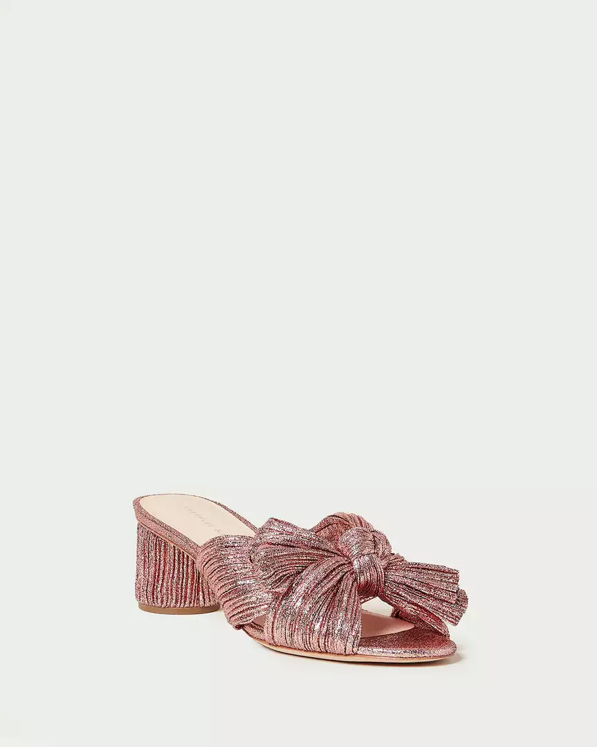 Loeffler Randall Emilia Rose Pleated Bow Heel 3 Loeffler Randall Emilia Rose Pleated Bow Heel