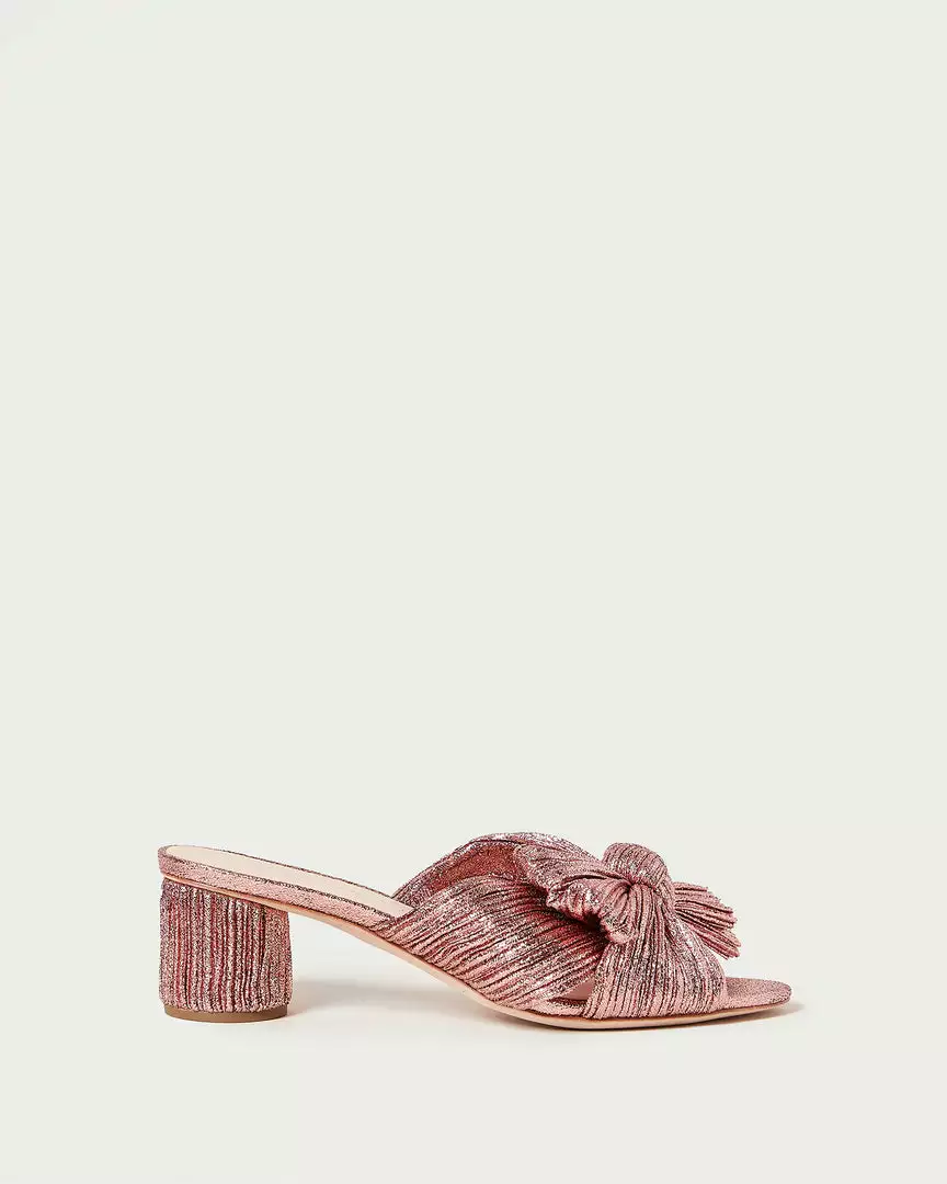 Loeffler Randall Emilia Rose Pleated Bow Heel 4 Loeffler Randall Emilia Rose Pleated Bow Heel