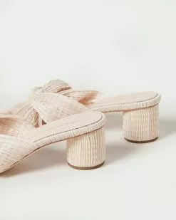 Loeffler Randall Emilia Plaid Pleated Bow Heel