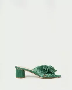 Loeffler Randall Pleats Emilia Sage Pleated Bow Heel