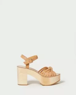 Loeffler Randall Eveleigh Honey Knotted Clog Sandal