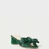 Loeffler Randall Emilia Emerald Pleated Bow Heel 2 Loeffler Randall Emilia Emerald Pleated Bow Heel