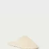 Loeffler Randall Fletcher Cream Shearling Slipper 1 Loeffler Randall Fletcher Cream Shearling Slipper