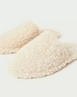 Loeffler Randall Fletcher Cream Shearling Slipper 9 Loeffler Randall Fletcher Cream Shearling Slipper