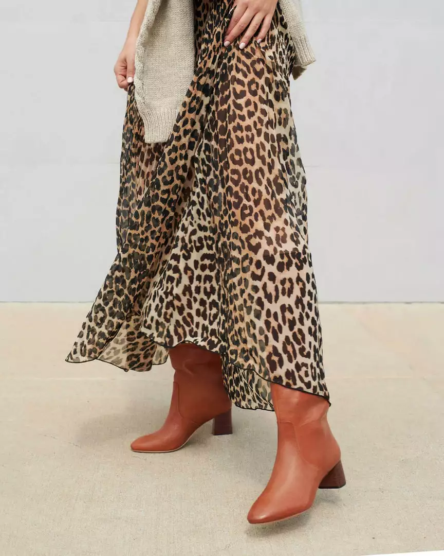 Loeffler Randall Footwear Gia Cognac Tall Boot 7 Loeffler Randall Footwear Gia Cognac Tall Boot