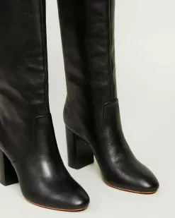 Loeffler Randall Goldy Black Tall Boot